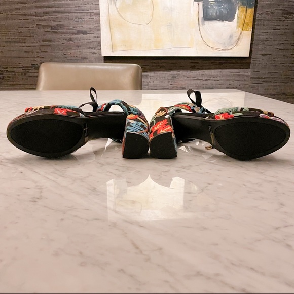 New York & Company Embroidered Platform Sandals - Picture 8 of 9